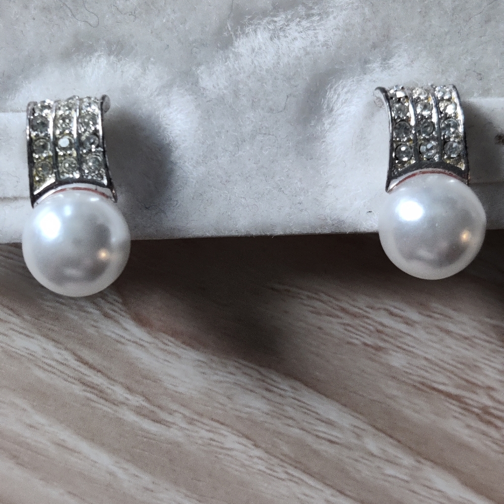 Pearl Bling earrings